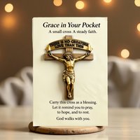 Supreme Love Resurrection Cross Prayer Card 2D Jesus Cross with Emotional Encouragement Card Inspirational Message Cross Prayer Card Suitable for Home Decoration Office Decoration Best Prayer Gift for