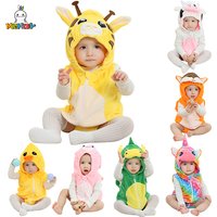 MICHLEY Spring Giraffe Baby Romper Bodysuit Sleeveless Newborn Clothes Infant Toddler Clothing Romper Halloween For Girl Boy