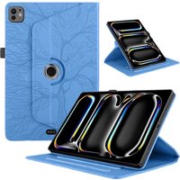 360 Rotating Magnetic Leather Tree Case For iPad Pro 13 11 M4 12.9 A16 2025 Funda Air 11th M3 4 5 10 9 10th Mini 6 7 A17 Cover
