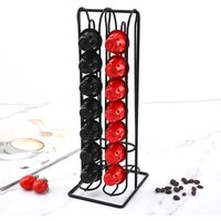 Metal coffee capsule storage rack, iron double-sided coffee capsule storage rack, coffee display rack