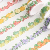 6roll/set Random Color Landscape Tapes Scrapbooking Supplies Washitape Clouds Diary Decorative Adhesive Tape Masking Tape