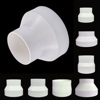 Praktische Heim-Hardware, Rohr mit variablem Durchmesser, Auspuffrohr-Reduzierstück, Adapter, Belüftung, Rohrverschraubungen, Kanalverbinder