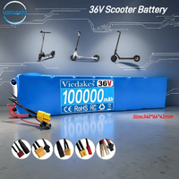 💯NEW 36V 10Ah Li-ion battery 18650 lithium battery pack 10S3P 500W 42V ✅For XIAOMI M356 electric power battery with BMS🏅