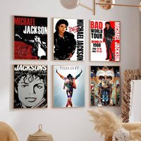 Michael Jackson Posters Dormitory Decorations Bedroom And Living Room Wall Murals Souvenirs