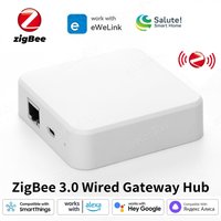 eWeLink App ZigBee 3.0 Wireless Gateway Hub Smart Home Automation Bridge Voice Control Works with Alexa Google Alice Salute