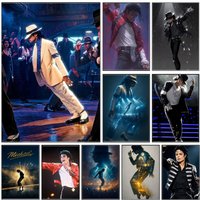Singer M-Michael Singer Jackson Poster Self-adhesive Art Waterproof Paper Sticker Coffee House Bar Room Wall Decor