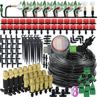 Sprycle 5M-50M Automatic Watering System Kit Garden Micro Drip Irrigation Controller DIY Cooling Mist Spray for Vegetable Flower