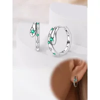2025 Hot Sale Animals The Year Of The Snake Drop Earrings For Woman Hoop Earring Trend Classic Party Pendant Jewelry Lucky Gift