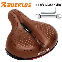 AliExpress BUCKLOS bicycle saddle thicken mountain bike saddle shock absorption road bike seat cushion breathable racing bicycle seat