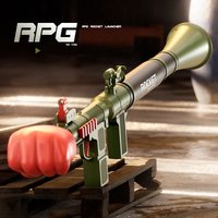 New RPG Fist Rocket Launcher Toy Gun Manual Air Shooting Grenade Firing Weapon Toy for Adults Outdoor Games