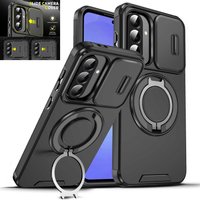 For Samsung Galaxy A57 A56 A37 A36 A26 A17 A16 A07 A06 360 Degree Rotating Magnetic Bracket Camera Protection Phone Case