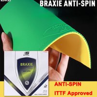 SUNFLEX BRAXIE ANTI-SPIN Table Tennis Rubber Sheet Pips-in 1.5mm Sponge Ping Pong Rubber Thin Table Tennis Rubber ITTF Approved