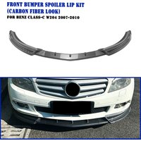 Front Spoiler Lip Chin Lower Splitter Blade For Mercedes Benz C Class W204 2007-2010 Base Version