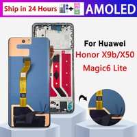 6.78''AMOLED 120Hz For Honor X9b ALI-NX1 LCD X50 ALI-AN00 Display Screen Touch Digitizer For Honor Magic 6 Lite 6Lite ALI-NX3