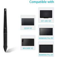 For HUION PW500 8192 KAMVAS Pro 22 Inspiroy Q11K V2 Q620M GT-221 GT2201 Battery-free Stylus Graphic Tablet Drawing Digital Pen