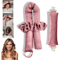 Heatless Hair Curlers Curling Rod Headband No Heat Hair Rollers Lazy Curls with Hook Sleeping Soft Flexi Rods Hair Styling Tools