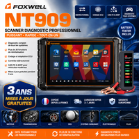 Foxwell NT909 OBD2-Scanner, bidirektionales CAN FD DOIP-Diagnosegerät für alle Fahrzeugsysteme, ECU-Codierung, 30+ Reset-Funktionen, Diagnosegerät