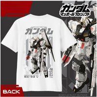 RX-93 T-SHIRT NU GUNDAM CHAR'S COUNTER ATTACK Non Official Cotton 30's Premium Children Teens Adults