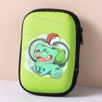 Cartoon Pokemons Charging Cable Storage Box Eevee Espeon Umbreon Earphone Key Organizer Portable Women Travel Cable Charger Case