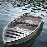New Aluminum Boat Deep V Jon Boat Fishing Boat for Sale 2-4 People Family Boat