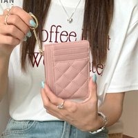 Cardbag Lady High-Class Card Cover Ins Women's Small Shangxia Style Diamond Pattern Multi-Card Slot Stylish Versatile Card Bag