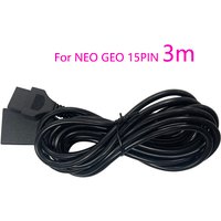 3M 15pin Extension Cable for S N K for NeoGeo MVS AES Controller Joystick game pad Extension Cable
