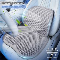 Summer Gel Seat Cushion for Car Seat Breathable Soft Lumbar Support Cooling Effect Non-Slip Car Seat Cushion Pad Home Use