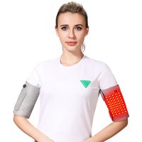 Portable Red Light Heating Upper Arm Support With Vibration Massager,relieves Muscle Soreness&Overexertion,3-Level Timer,USB