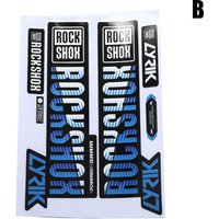 Waterproof Front Shock Absorber Sticker Color Changing Decal for MTB Bicycle Front Fork Accessories