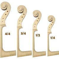 Maple Wood 4/4 Cello Neck Head 3/4 Scroll 1/2 Cello Accessories Headstock 1/4