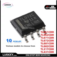TL061CDR TL062 TL071 TL072 TL081 TL082 TL317 TL431 CDR SOP-8 Operational amplifier chips New Original 10PCS/LOT