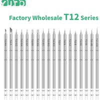 Factory Wholesale T12 Series Soldering Iron Tip Electric Universal Integrated Lead-Free for Hakko T12 Soldering Station Kits