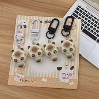 Lovely Siamese Cat Charm, Cute Cartoon INS Keychain for Bags & Keys, Ideal Small Gift for Girls and Friends