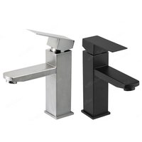 Bath Mixer Kitchen Faucet Stainless Steel Hot and Cold Water Tap Washbasin Basin Faucets Bathroom Bathtub Accessories Set Sink