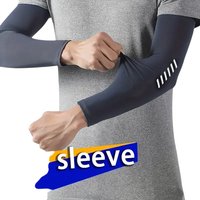 AliExpress NONE 1 Pair Men's Lightweight Breathable Cooling Sports Sleeves Ice Silk Fabric Sweat-Absorbent for Cycling Fishing Running & Hiking