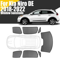Custom Magnetic Car Window Sunshade For Kia Niro DE 2018-2022 Curtain Mesh Front Windshield Frame Curtain