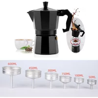 Funnel Moka Funnel Coffee Maker Tools Filter Replacement For Espresso Coffee Funnel Filter Plate 1 2 3 6 9 12 Cups