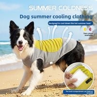 Summer Cooling Vest for Small/Medium Dogs - Ice Pack Pocket & Breathable Mesh, Outdoor Walking Pet Apparel