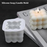 1pc DIY Christmas Mould Wax Candles Plaster Candle 3d Silicone Soap Mold Scented Aromatic Room Decoration Candle Mold Supplies