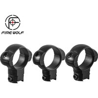 2Pcs /Set Steel Scope 30/25.4mm Rings Quick Release Low Medium High Profile For 11mm Rail Hunting Scopes Ring Mount
