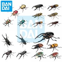 Bandai Original Gashapon Biological Encyclopedia-Hercules Beetle Figure Simulation Insect Model,Collectible Toys Gift Decor