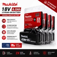 2026 Authentischer Makita 6000mAh Akku, heiß begehrter 18V Werkzeugakku, austauschbar für DHR202 DJV182 DDF487 DTW700 DGA404 DTD173