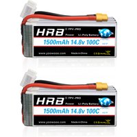 1/2 Pack HRB 1500mAh 2S 3S 4S 6S Lipo Akku 7,4V 11,1V 14,8V 22,2V 100C XT60 für RC Flugzeuge Helikopter Auto Boot LKW Teile