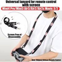 Lanyard for DJI RC & RC 2 & RC Pro Controller, DJI Mini 4 Pro Lanyard RC Neck Strap, Compatible with DJI Mini 3 Pro/Mavic 3/Air2