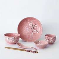 Cutlery Ceramic Dinnerware dining table dish set dinner eco friendly Japanese Style Tableware Household