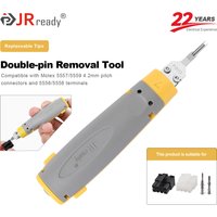 JRready JRconDRK-D173P Dual-Pin Extraction Tool Compatible with MOLEX 5557/5559 4.2mm Pitch Connectors & 5556/5558 Terminals.