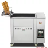 Oil Water Separation Fryer Commercial Stainless Steel Gas Electric Multi-functional Large Capacity Food Fryer Machine