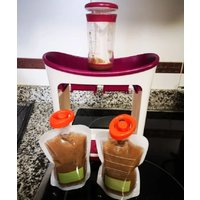 Squeeze Food Station Homemade Baby Food Dispenser Bags Food Maker Set Storage Packing Machine Juice Puree Pack Feeding Pouches