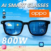 OPPO 800WHD AI Smart Photochromic Glasses Photo Camera Multifunction Bluetooth Music ChatGPT Bluetooth Calling Translation 2026