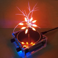 Music for Tesla Coil Speaker Touchable Artificial Spark Wireless Transmission Bluetooth-Compatible Science Teaching Experimental